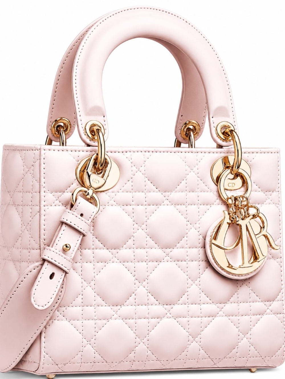 ABC Small Christian Dior Pink Lambskin Bag – Authentic Luxury Icon